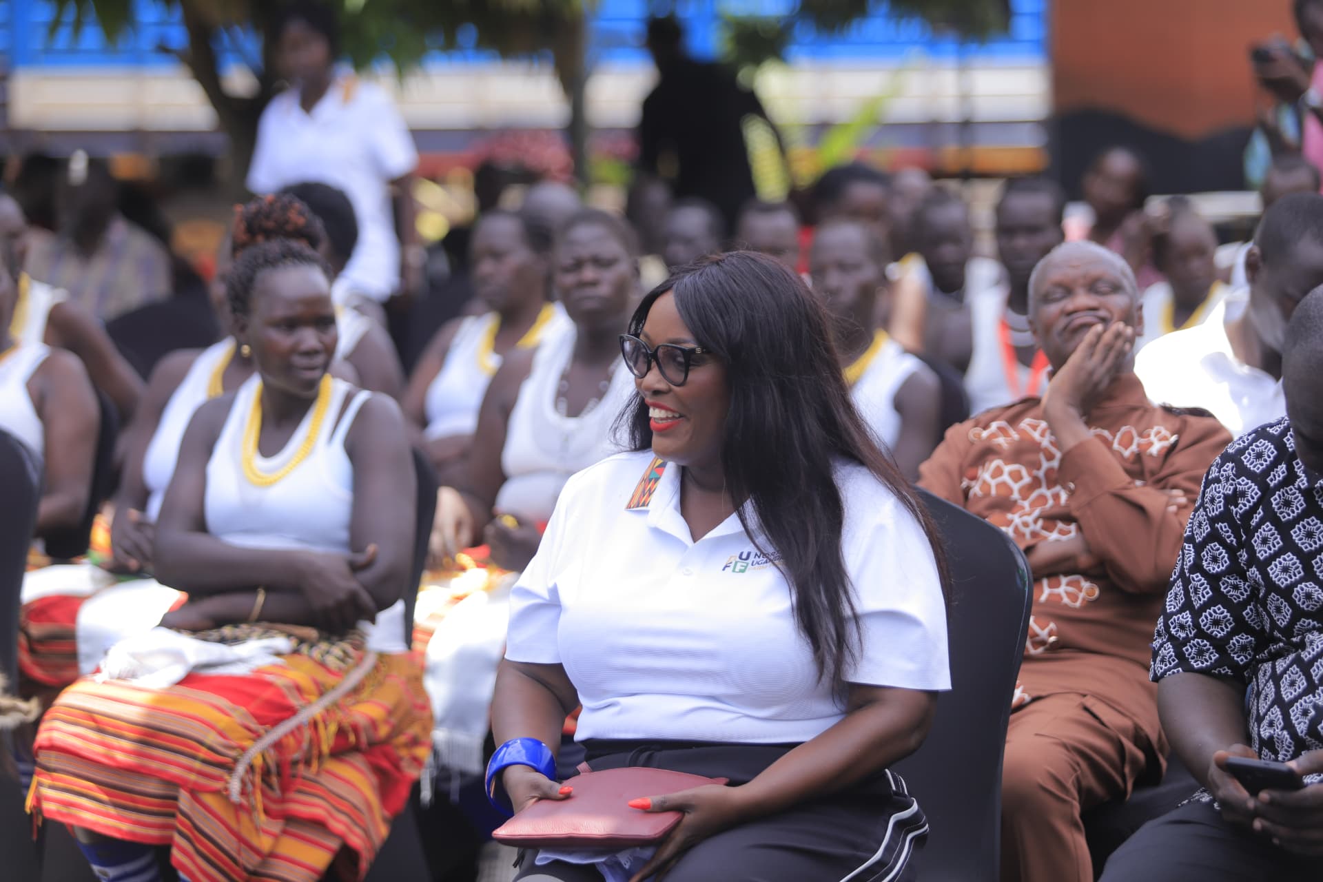 Festival guest seated among the audience