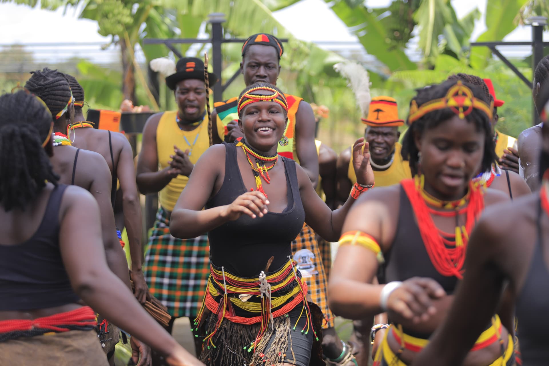 Dancers performing at the NUFF launch